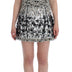 Dolce & Gabbana Crystal Silver Runway Handmade Dress