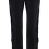 Dolce & Gabbana Black Cotton Stretch Torero Capris Pants