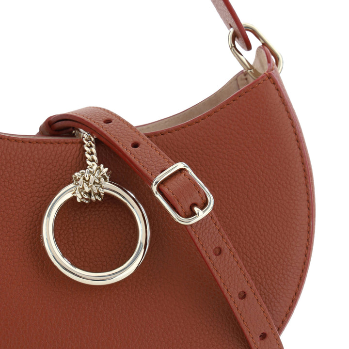 Chloé Brown Leather Small Arlène Shoulder Bag