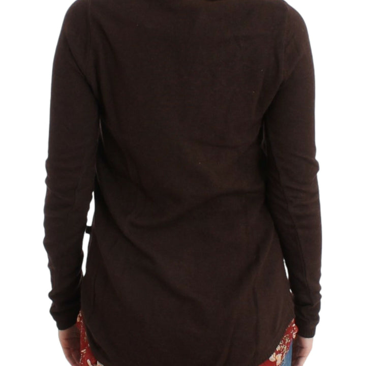 Cavalli Brown crewneck sweater