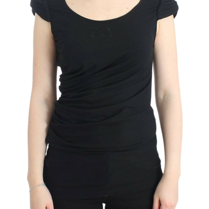 Cavalli Black Cotton Top