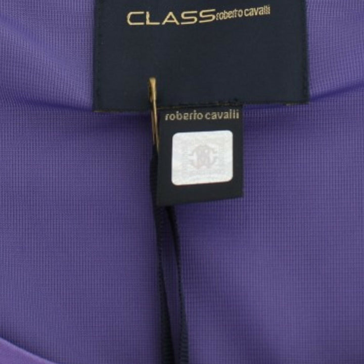 Cavalli Purple longsleeved dress