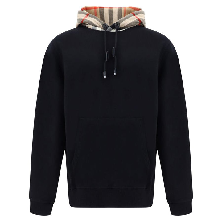 Burberry Black Cotton Samuel Hoodie Sweatshirt