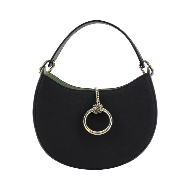 Chloé Black Leather Small Arlène Shoulder Bag