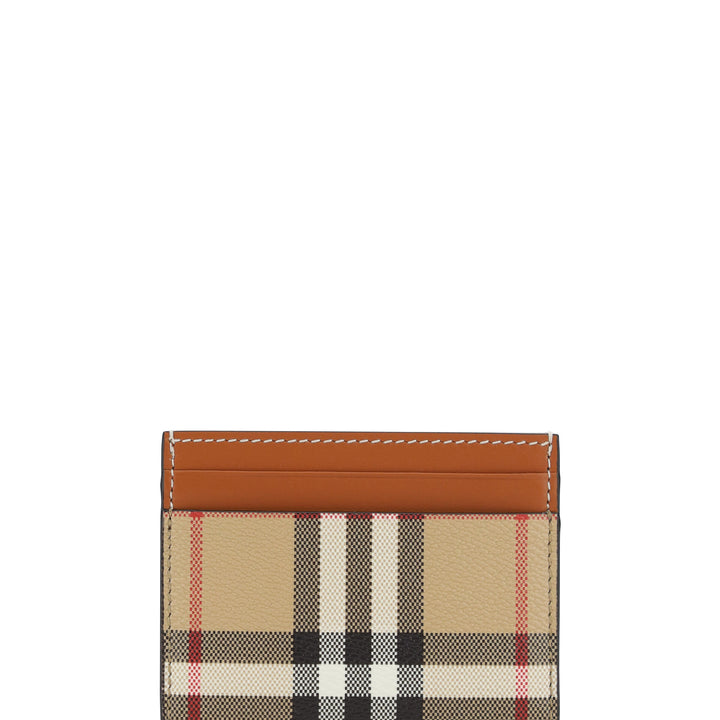 Burberry Brown Printed Canvas Cardholder