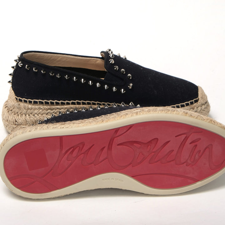 Christian Louboutin Obscur Black Platform Espadrille Espadrille Shoes