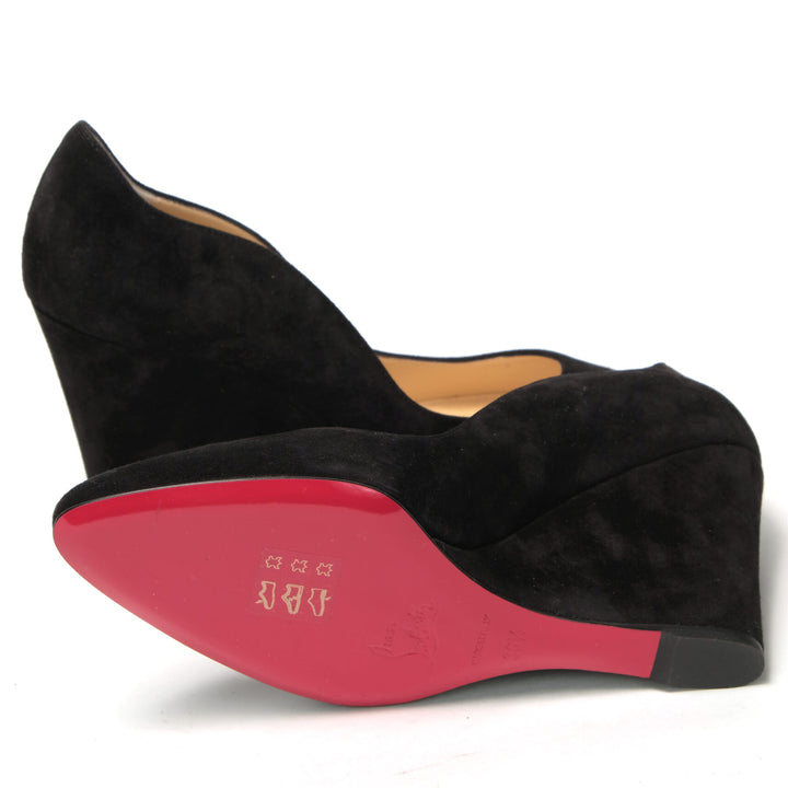 Christian Louboutin Black Tanja 85 Veau Heel