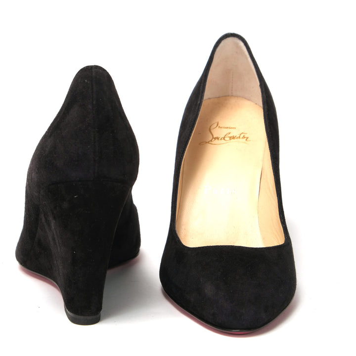 Christian Louboutin Black Tanja 85 Veau Heel