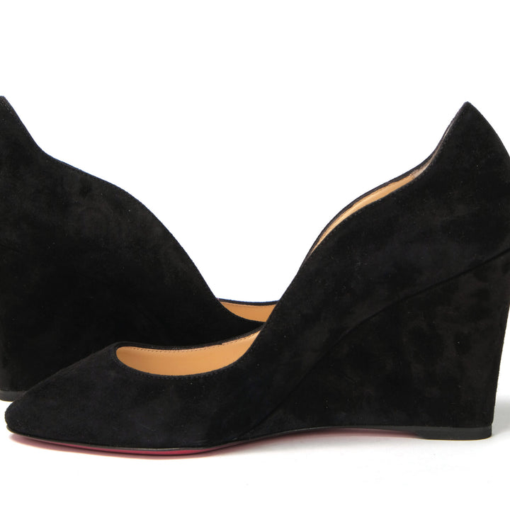 Christian Louboutin Black Tanja 85 Veau Heel