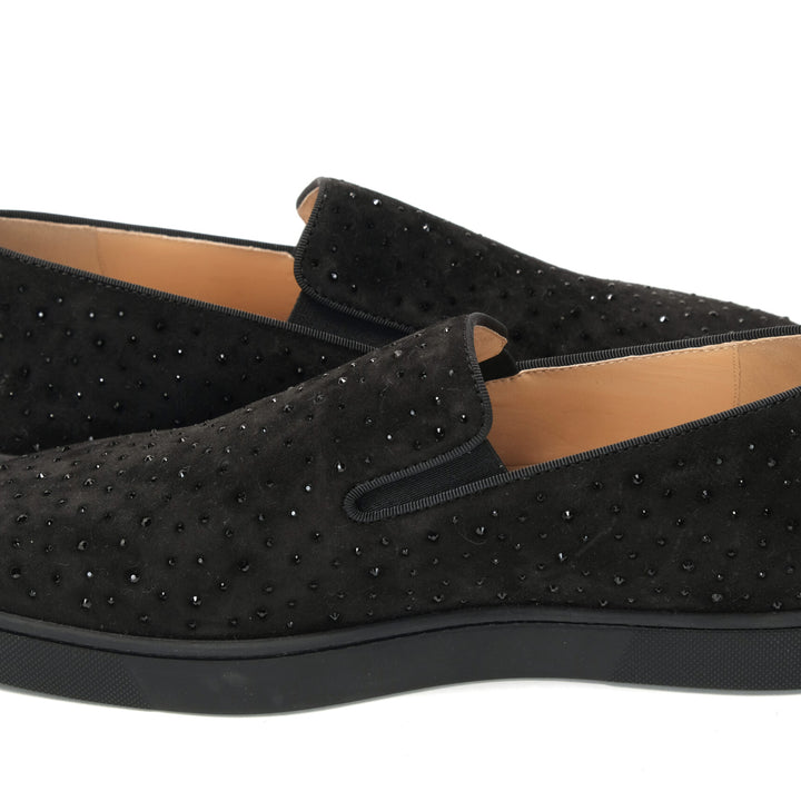 Christian Louboutin Black Boat Man Flat Veau Shoes