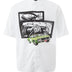 Emporio Armani White Printed Shortsleeves Shirt