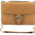 Gucci Beige Calf Leather Dollar Shoulder Bag