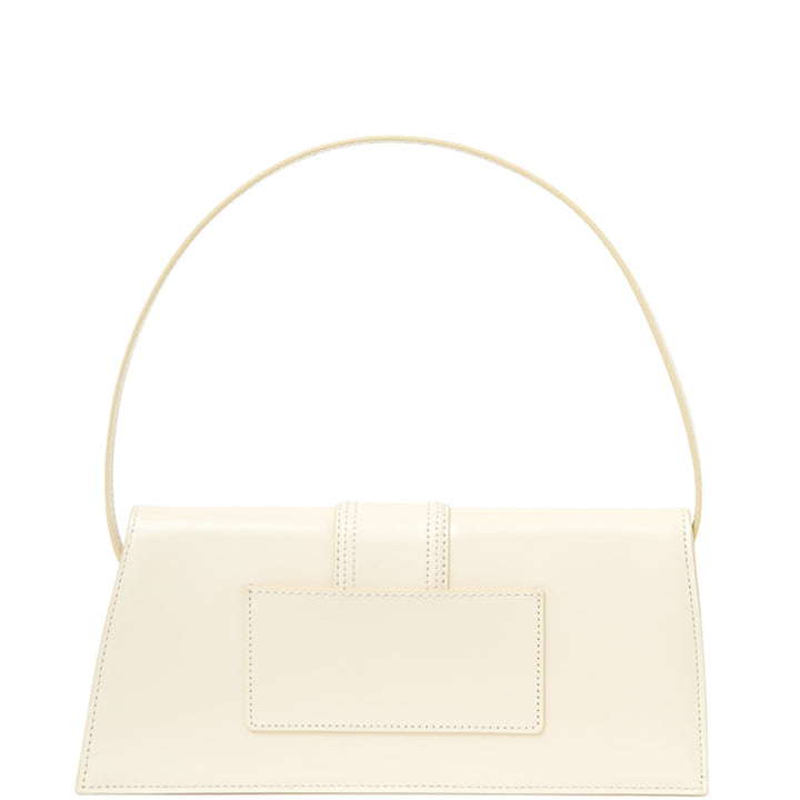 Jacquemus Ivory Leather Le Bambino Long Shoulder Bag