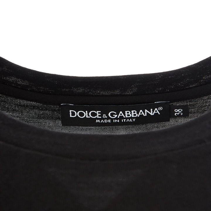 Dolce & Gabbana Black Wool T-shirt