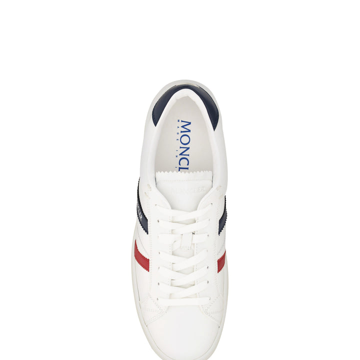 Moncler White Monaco M Low Top Sneakers