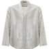 Emporio Armani Linen Overshirt in Grey