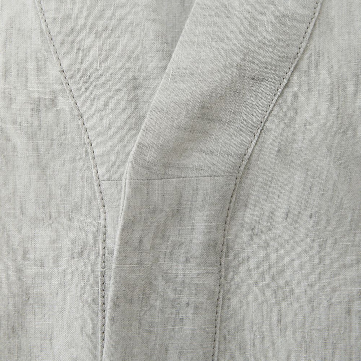 Emporio Armani Linen Overshirt in Grey