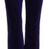 Just Cavalli Purple Cotton Corduroy Women Pants