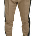 Dolce & Gabbana Brown Black Cotton Chino Men Pants