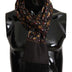 Dolce & Gabbana Brown Musicians Print Mens  Scarf