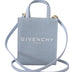 Givenchy Blue Coated Canvas Vertical Cloud Mini Shoulder Bag