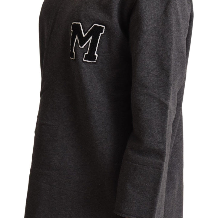 Dolce & Gabbana Gray Embroidered Women Pullover Sweater
