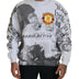 MSGM White Cotton Crewneck Pullover Sweatshirt Sweater