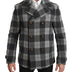 Dolce & Gabbana Gray Check Wool Cashmere Coat Jacket