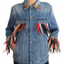Dolce & Gabbana DENIM Blue Jeans Feather Floral Jacket