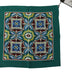 Dolce & Gabbana Majolica Patterned Square Handkerchief Scarf Silk