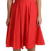 Dolce & Gabbana Red Polka Dotted Cotton A-Line  Dress