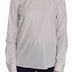 Dsquared² White Crew Neck Long Sleeve Cotton Blouse