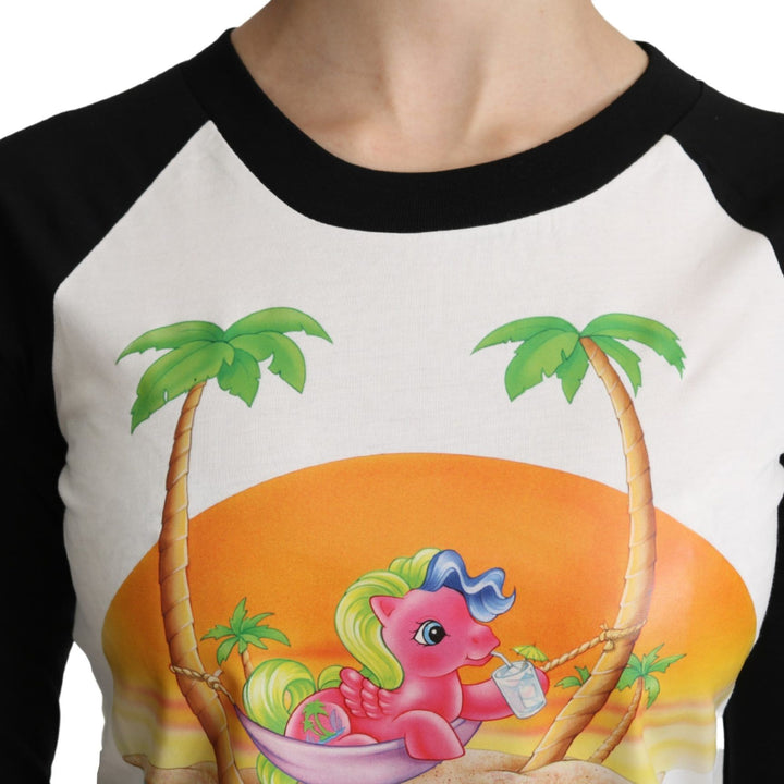 Moschino White Cotton T-shirt My Little Pony Top Tshirt