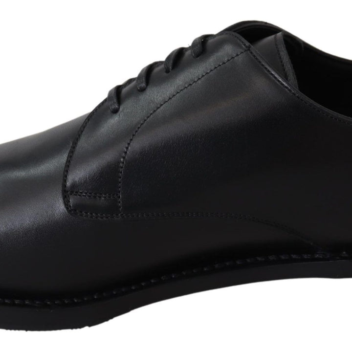 Dolce & Gabbana Black Leather SARTORIA Hand Made Shoes