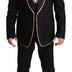 Dolce & Gabbana Black Single Breasted 3 Piece SICILIA Suit