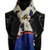 Dolce & Gabbana Multicolor Fish Printed Shawl Neck Wrap Fringe Scarf