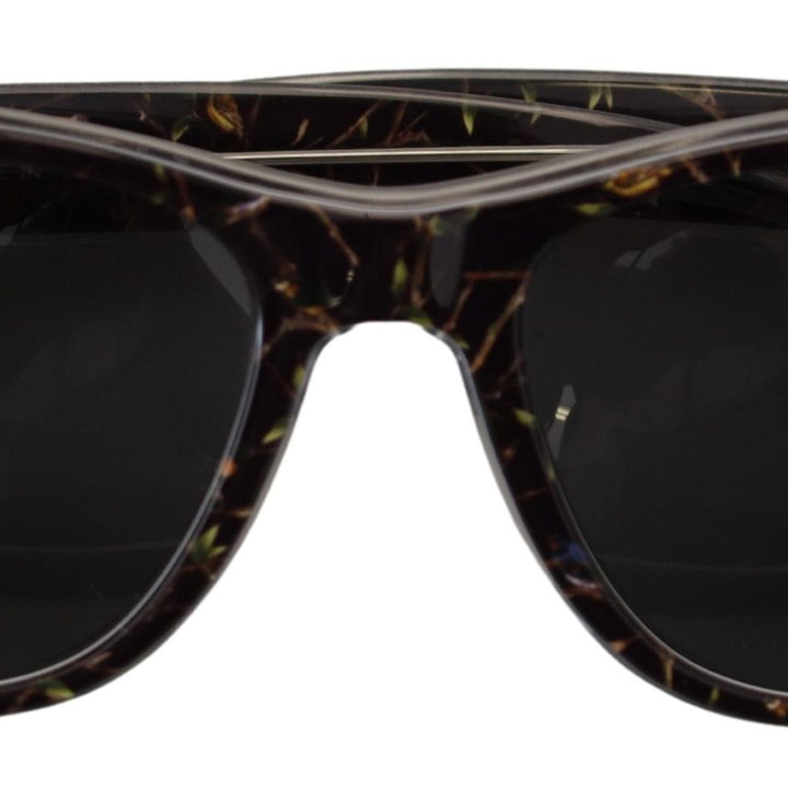 Dolce & Gabbana Black Bird Square Full Rim Acetate DG4284 Sunglasses