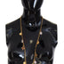 Dolce & Gabbana Gold Tone Brass Chain Religious Cross Pendant Necklace