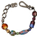 Dolce & Gabbana multicolor Silver Chain Brass Beaded Lobster Clasp Bracelet