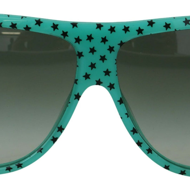 Dolce & Gabbana Green DG4125 Stars Acetate Square Shades Sunglasses