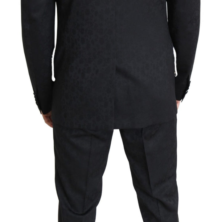 Dolce & Gabbana Black Beads Embellished 2 Piece MARTINI Suit