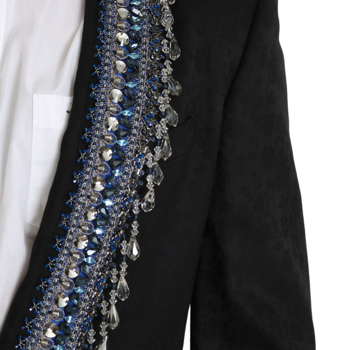 Dolce & Gabbana Black Beads Embellished 2 Piece MARTINI Suit