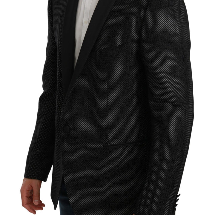 Dolce & Gabbana Black Slim Fit Formal Jacket MARTINI Blazer