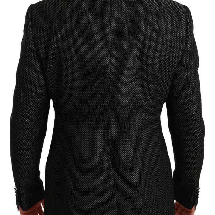 Dolce & Gabbana Black Slim Fit Formal Jacket MARTINI Blazer
