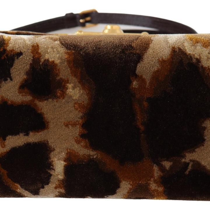 Dolce & Gabbana Brown Giraffe Crossbody Purse Borse WELCOME Purse