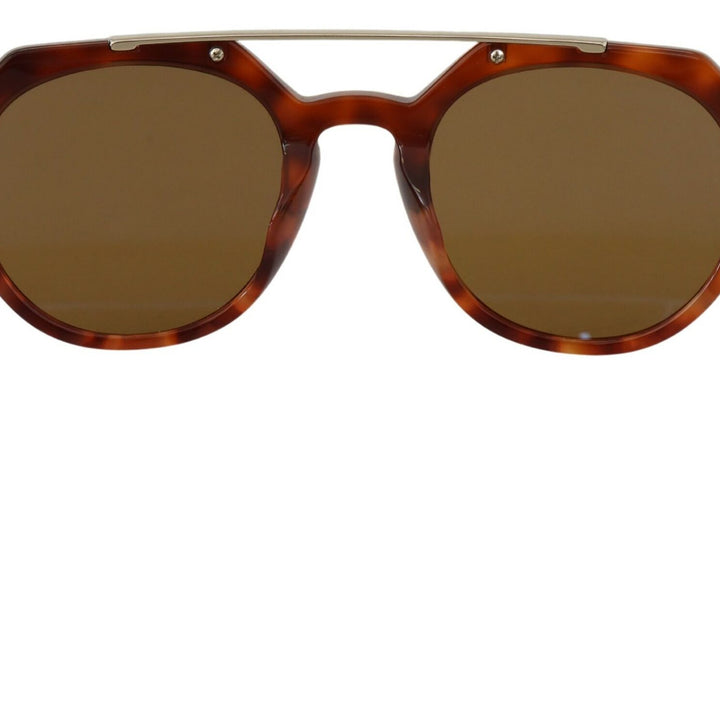 Dolce & Gabbana Brown DG4313F Plastic Full Rim Pilot Shape Sunglasses