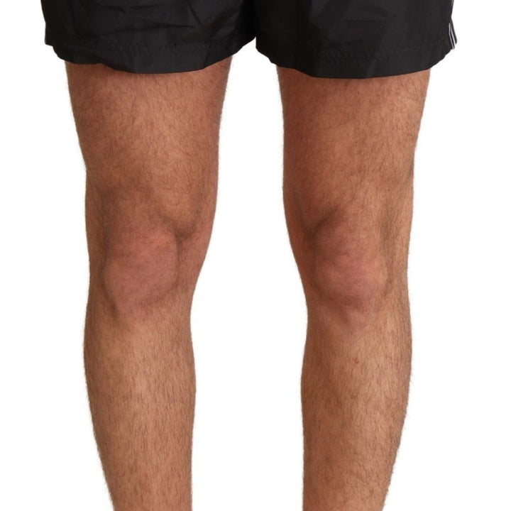 Dolce & Gabbana Black King Mens Beachwear Swimwear Shorts