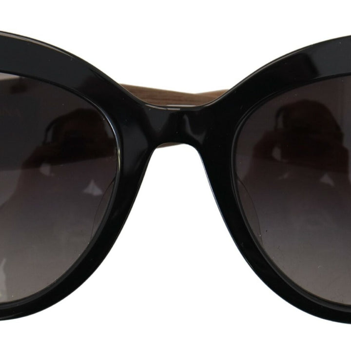 Dolce & Gabbana Black DG4278F Acetate Frame Carretto Cat Eye Sunglasses