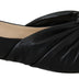 Jimmy Choo Black Leather Annabell Flat Shoes