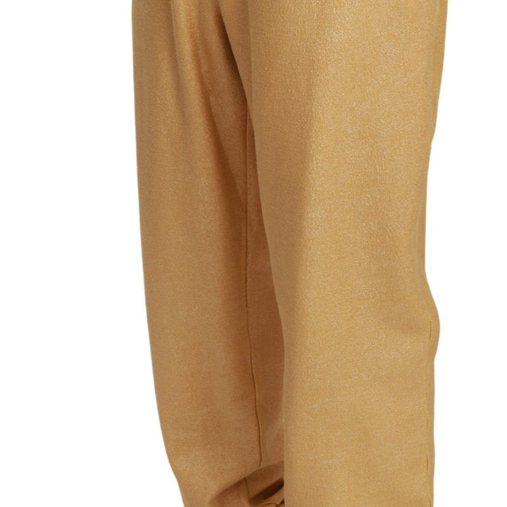 Dolce & Gabbana Gold Year Of The Pig Cotton Mens Pants